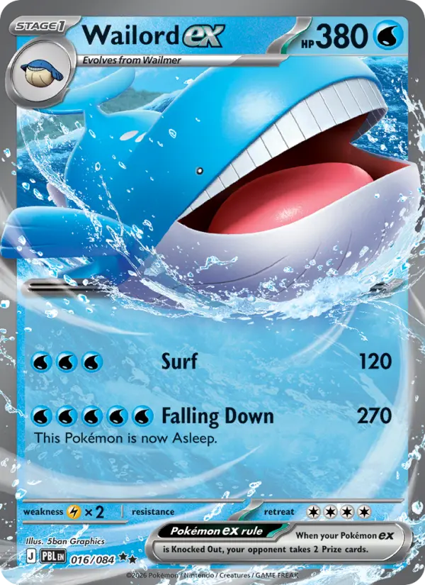 Wailord ex — Pitch Black