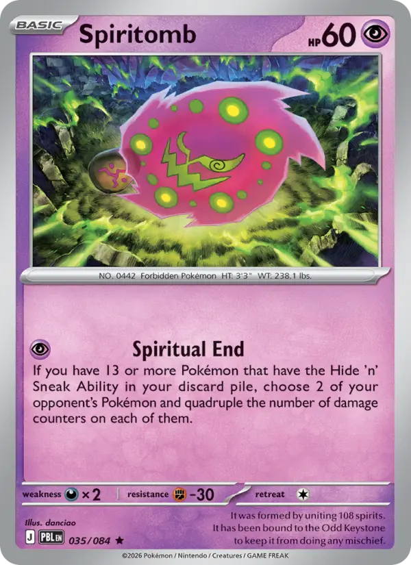 Spiritomb — Pitch Black