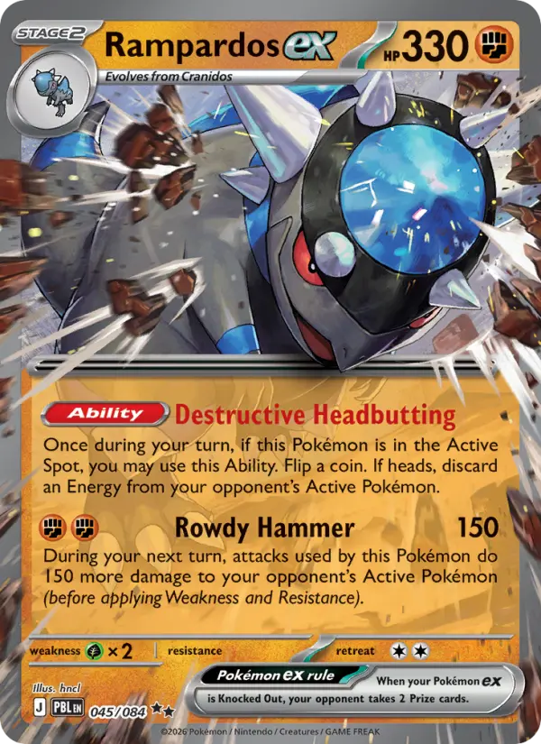 Rampardos ex — Pitch Black