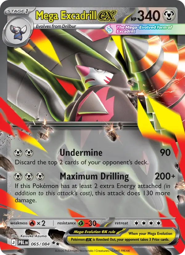 Mega Excadrill ex — Pitch Black