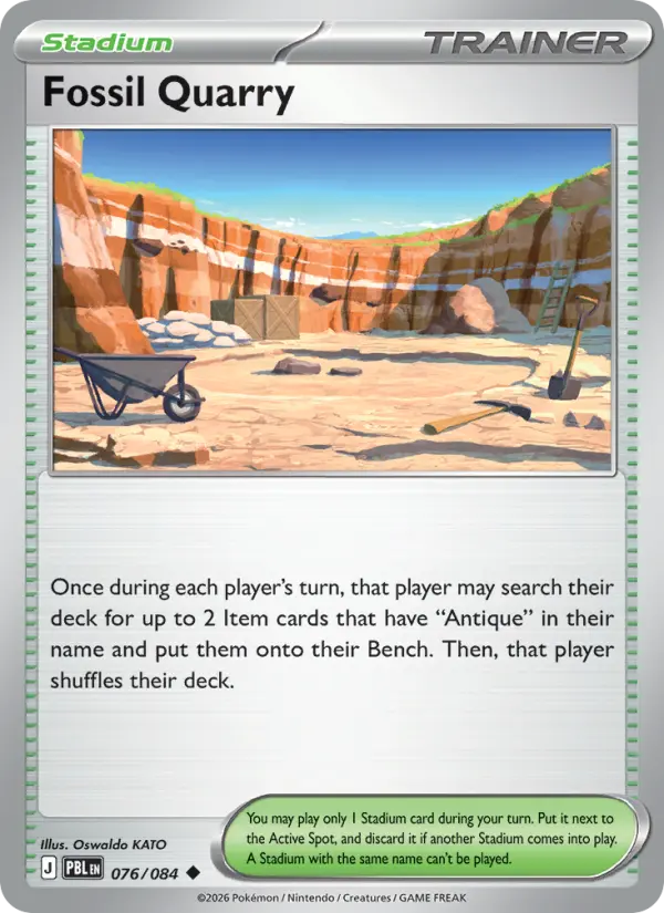 Fossil Quarry — Pitch Black