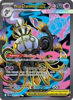 Mega Chandelure ex — Pitch Black