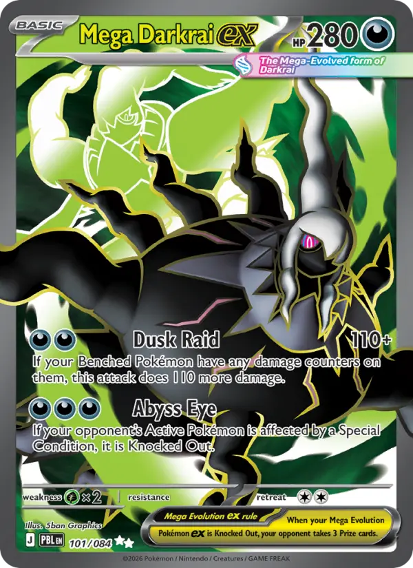 Mega Darkrai ex — Pitch Black
